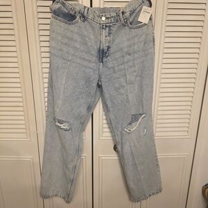 Good American Light Blue Washed Jeans